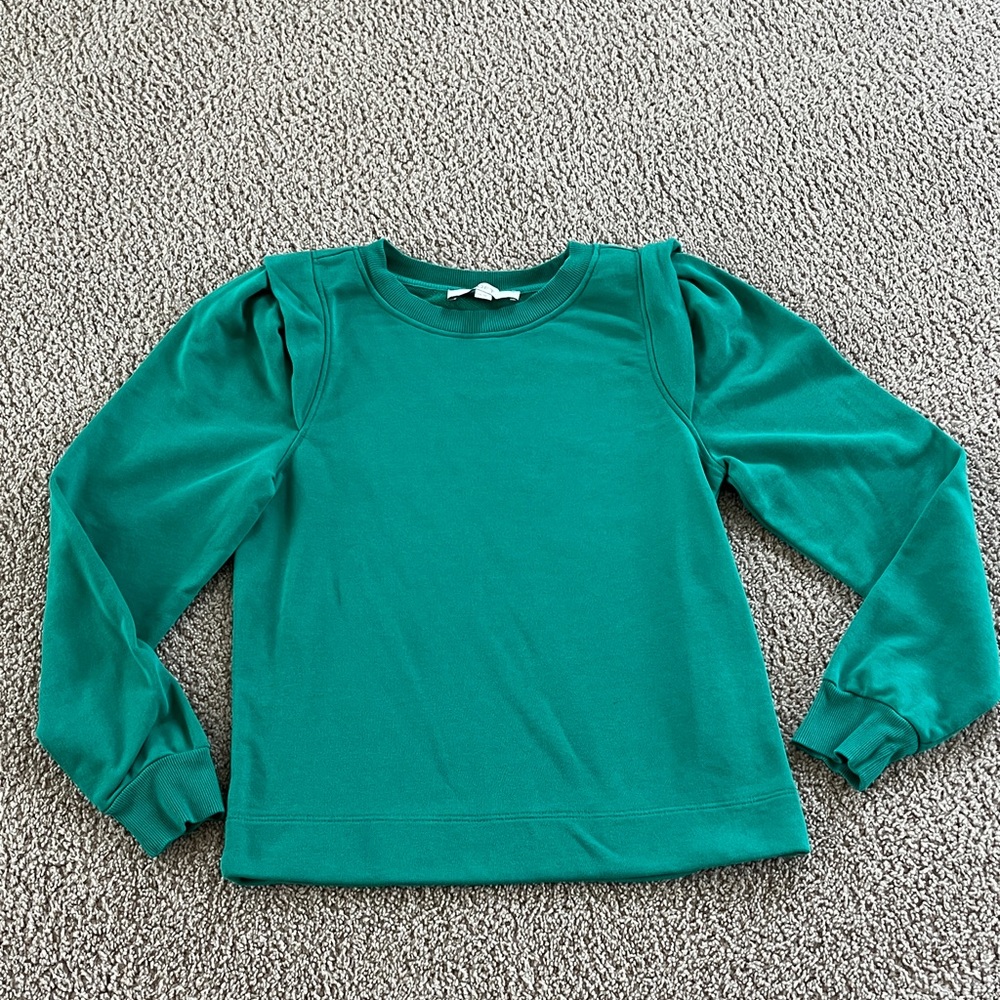 LOFT women’s Long Sleeve sweatshirt size extra small Kelly green